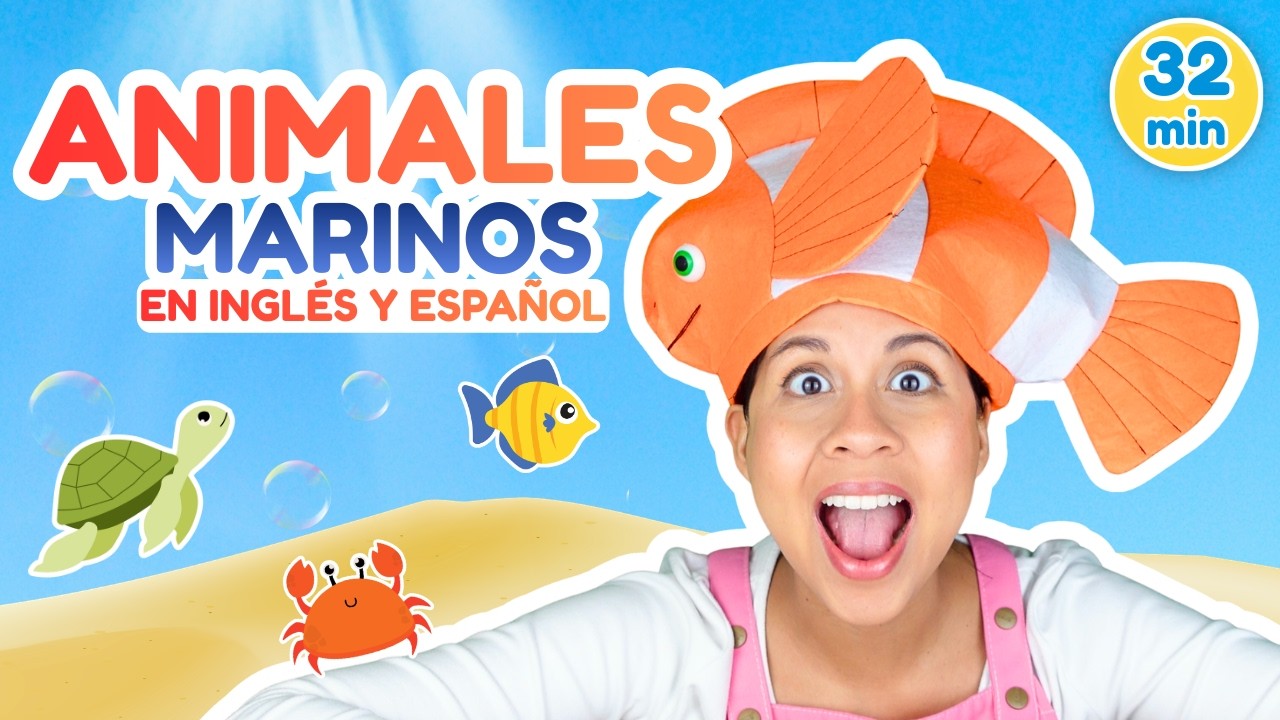 Animales del Mar para Niños 🐠 | Sea Animals for Kids | Colores, Números y Formas | Toddler Learning