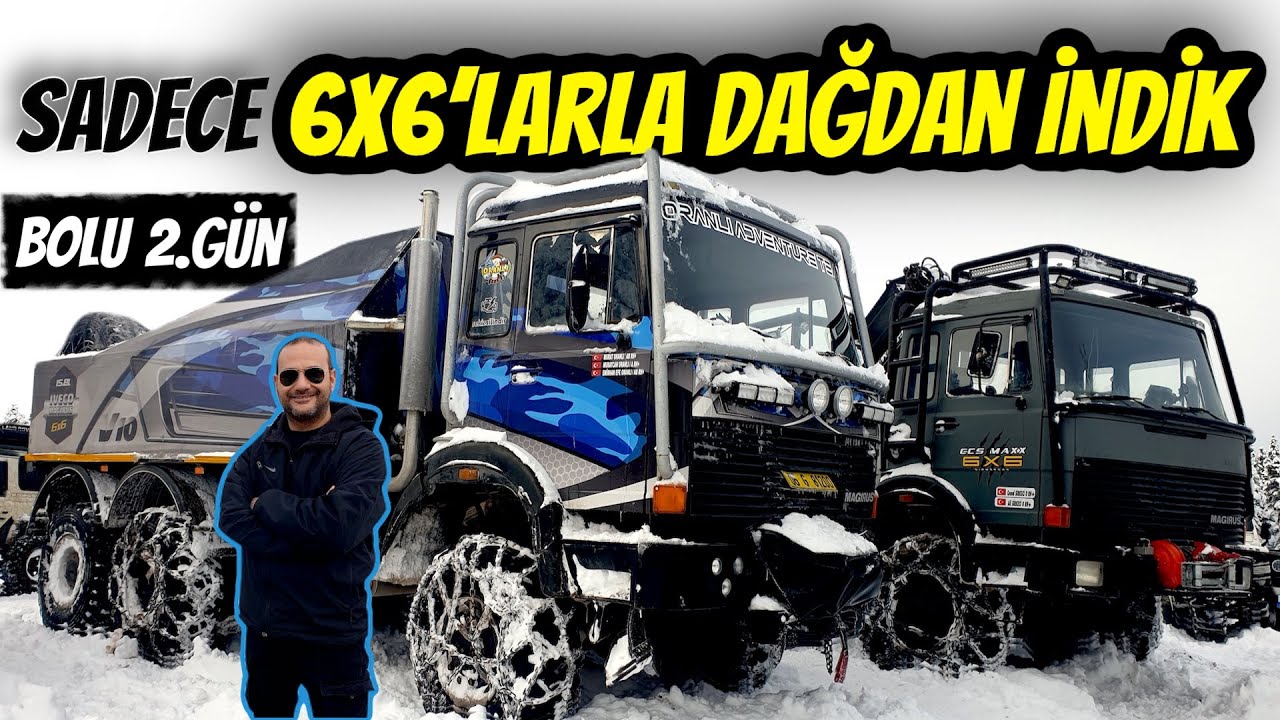 6X6 | Magirus 6x6'lar dağdan iniyor | Çıkışta 6x6'lar neden arkadaydı?