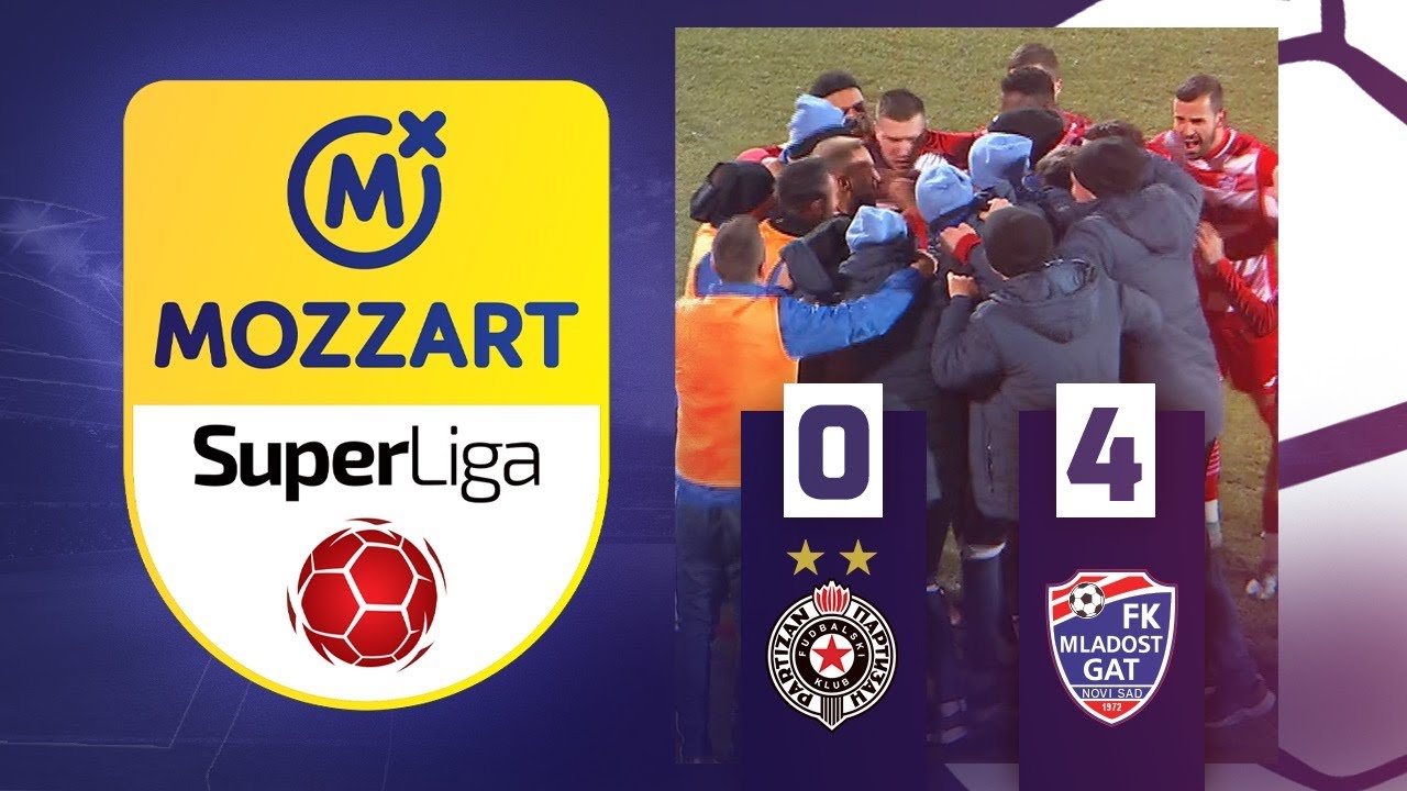 Mozzart Bet Super liga 2022/23 - 21.kolo: PARTIZAN – MLADOST GAT 0:4 (0:2)