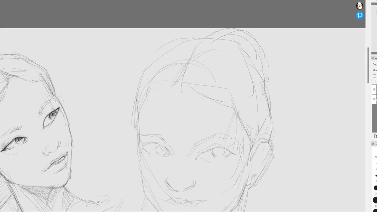 Practise sketching