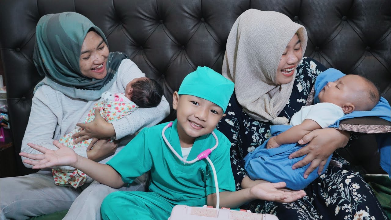 DUA IBU HAMIL MELAHIRKAN DUA BAYI LUCU 👶 Drama Dokter Dokteran | Davino Vlog