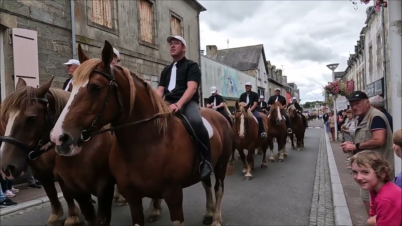 Le défilé de la fête du cheval 2023 à Loudéac