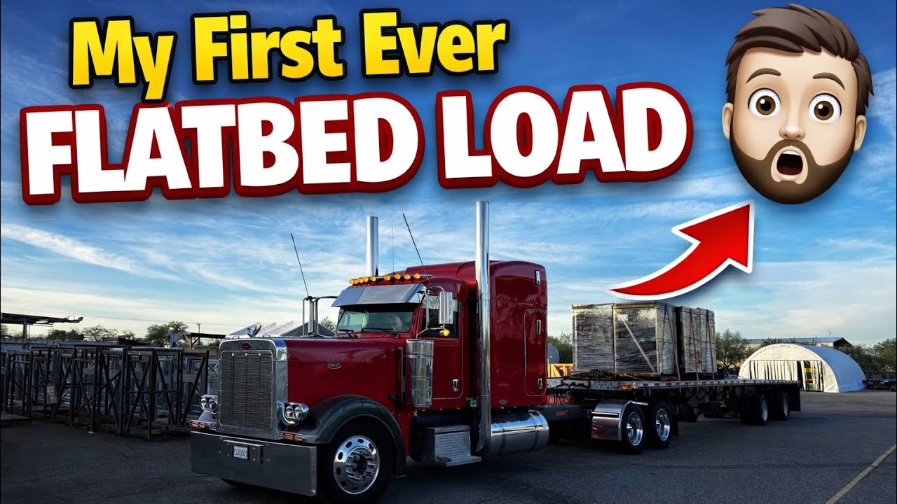 First Load of 2026 Is My First Ever Flatbed Load! #owneroperator #trucking #truckdriver