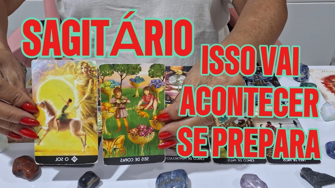 SAGITÁRIO ♐️ MEU JESUS! ISTO É URGENTE SABER! ESTÁ A CAMINHO! E VAI 🌈ACONTECER!