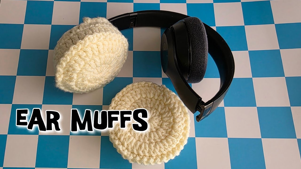 Crochet Ear Muffs and Headphone Cover too!