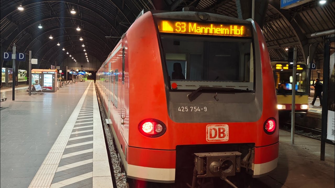 [Sound] ET425 258-1 | Siemens,Adtranz/Bombardier, DWA | S Bahn Rhein Neckar | Soundaufnahme | ET#425