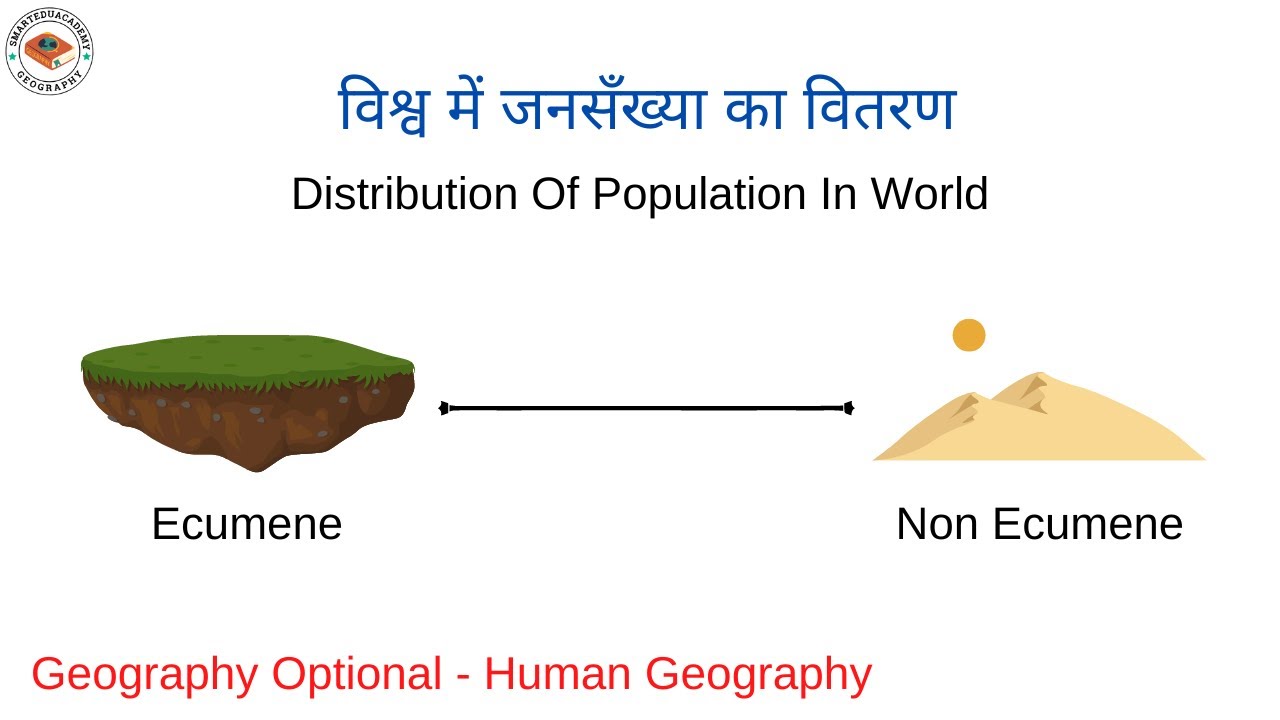 Population Distribution | Ecumene and Non Ecumene | Population Geography #humangeography