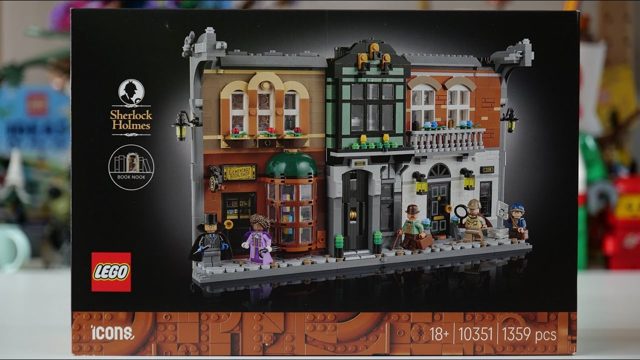 LEGO Icons 10351 Sherlock Holmes Book Nook Speed Build