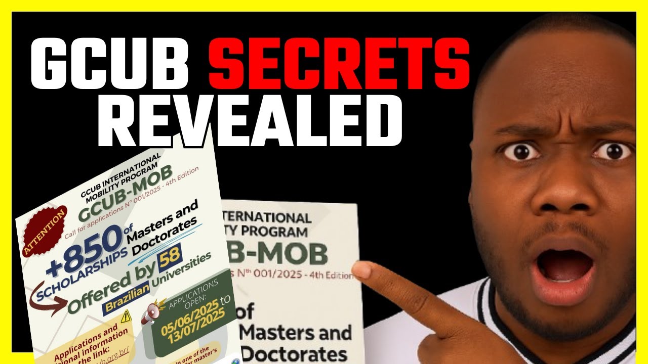 GCUB 2025 Scholarship: Step-by-Step Application Guide | Study in Brazil for Free!