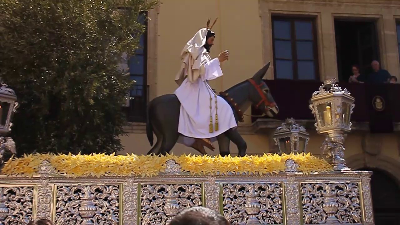 Borriquita en Patrona. Almería Semana Santa 2017