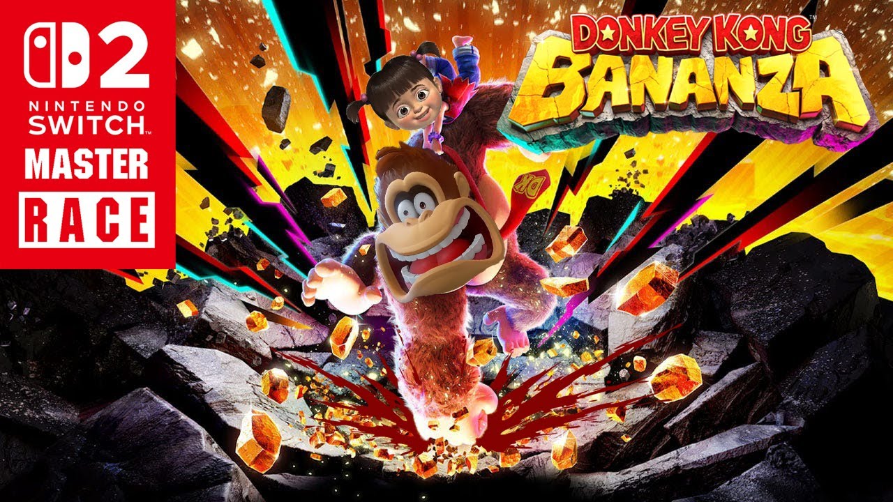 continuando la busqueda de platanos en Donkey Kong Bananza