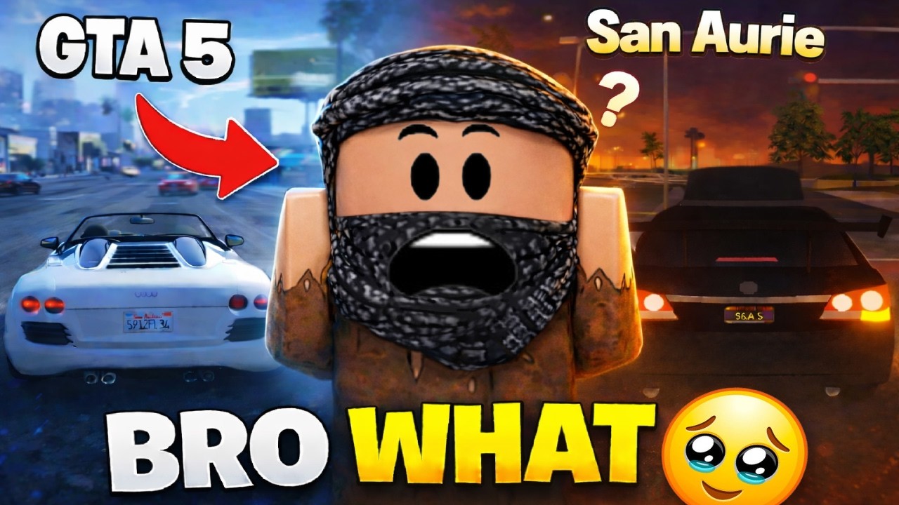 this ROBLOX GAME is better than GTA 5.. 🔥⚡ | Roblox San Aurie