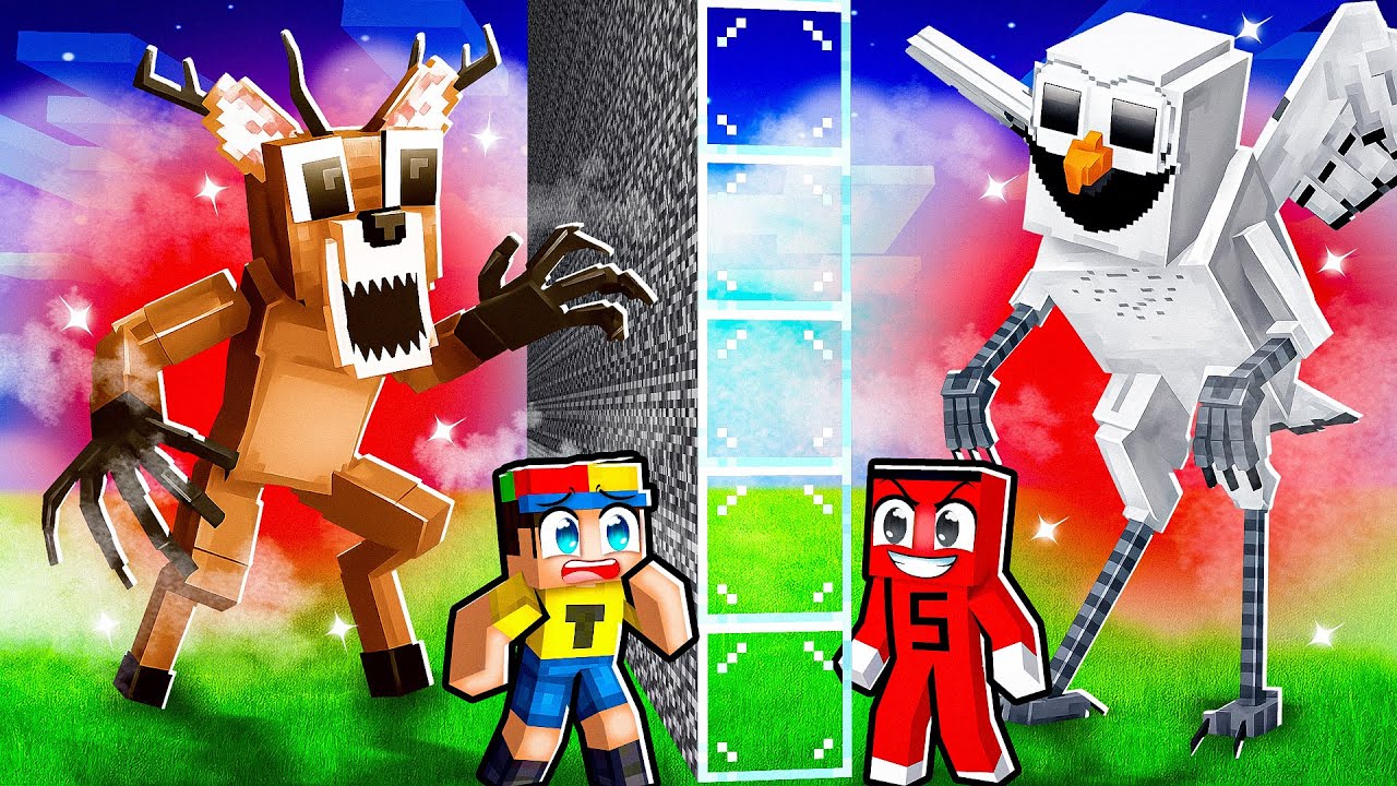 99 GECE MOB SAVAŞINDA HİLE ile ARKADAŞIMI  TROLLEDİM !! - Minecraft