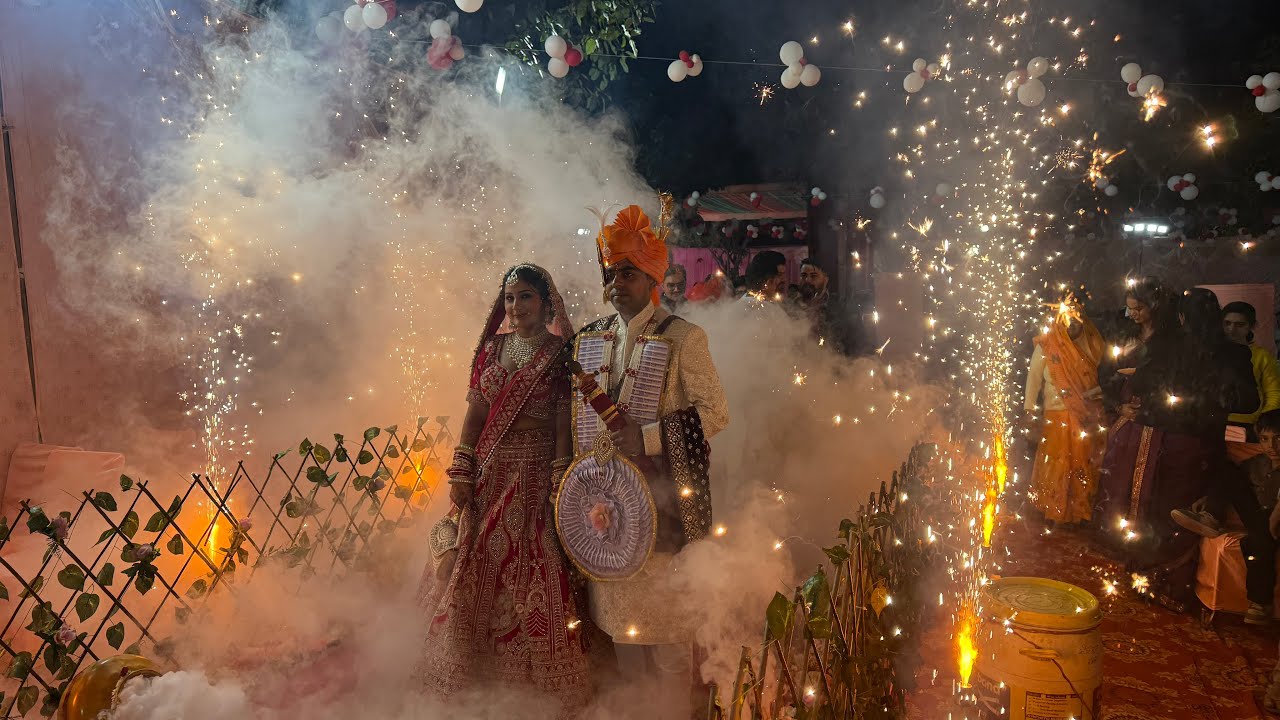 Grand Baraat & Royal Dulha Dulhan Entry 💖