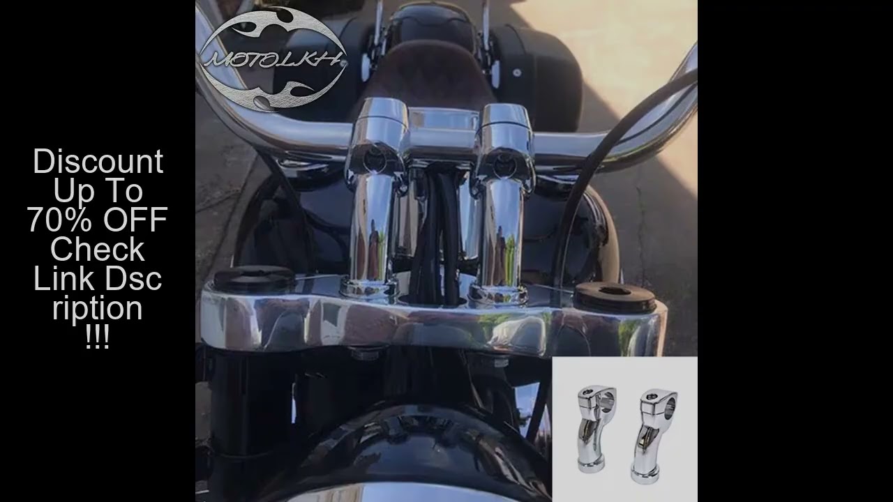 4" Handlebar Riser Clamp Kit Fit For Harley Softail Heritage Classic Deluxe Fat boy Dyna Fat bob Str