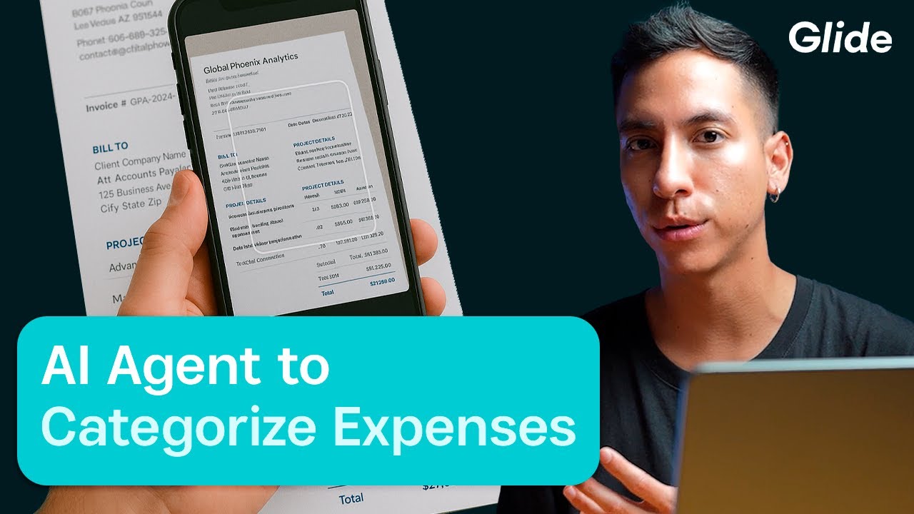 How to Build an AI Agent to Scan and Categorize Expenses | Glide Apps Tutorial