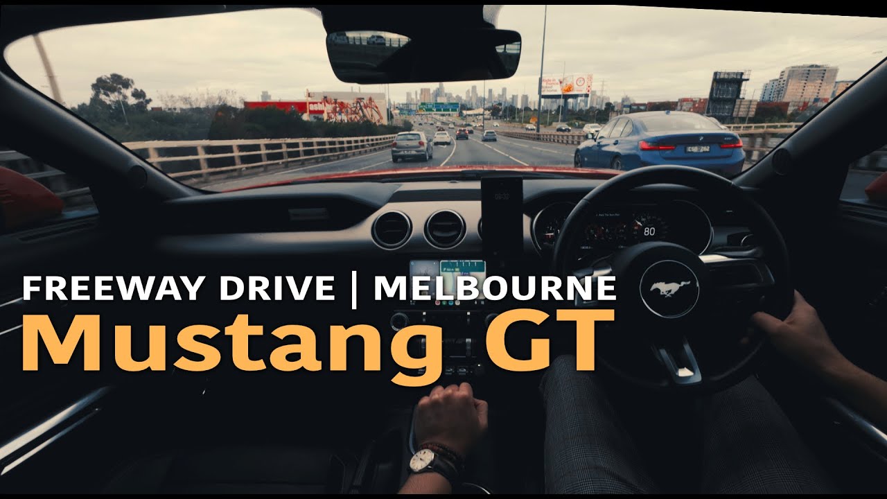 Mustang GT Melbourne Freeway POV Drive | DJI Osmo Nano