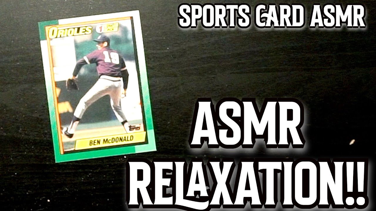ASMR RELAXATION || CUTTING UP A BASEBALL CARD || Sports Card ASMR