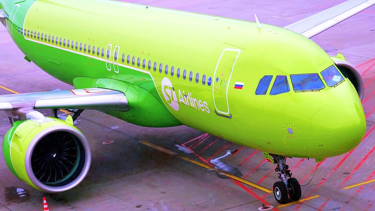 GreatFlyer. Takeoff AIRBUS A320 S7 AIRLINES flight VLADIVOSTOK - TOKYO / Взлет AIRBUS A-320 S7