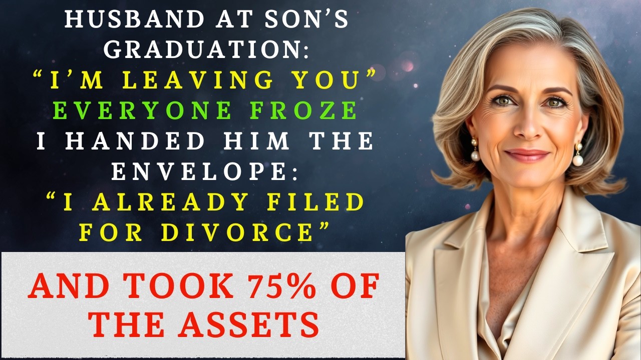 He Divorced Me at Our Son's Graduation — My Revenge Destroyed Him