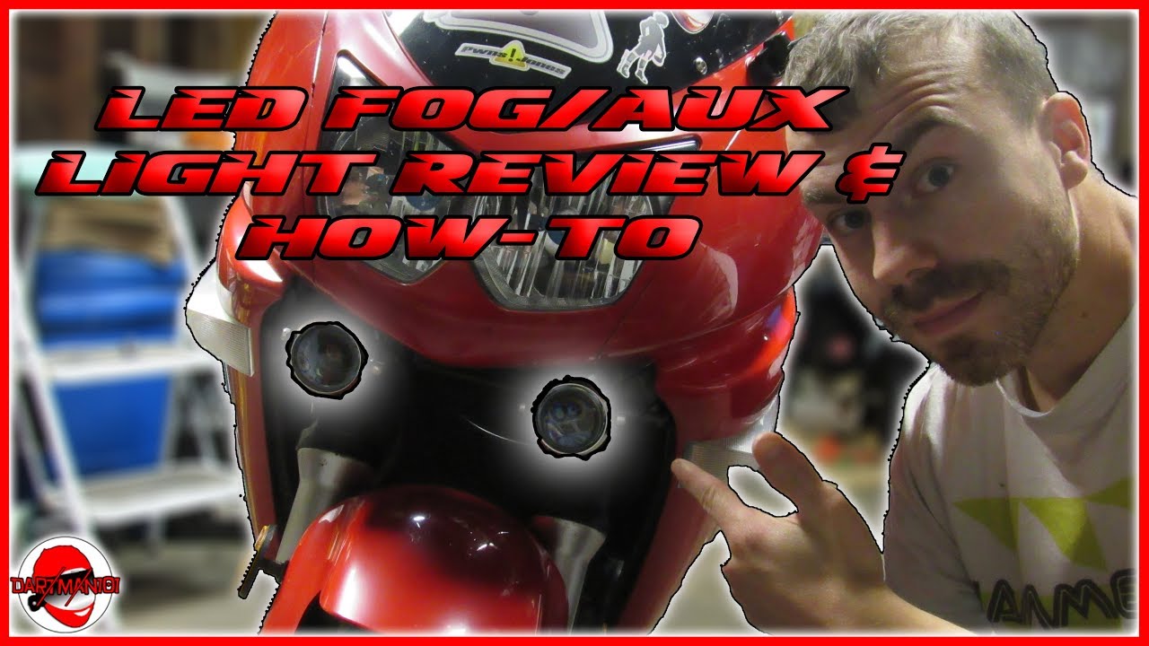 Ninja 650 LED Fog/Aux Light Review & How-To