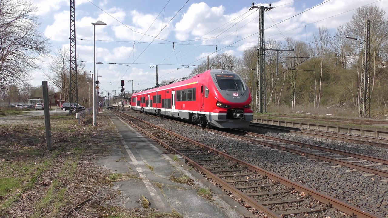 Bahnverkehr in Warburg am 30.03.2019