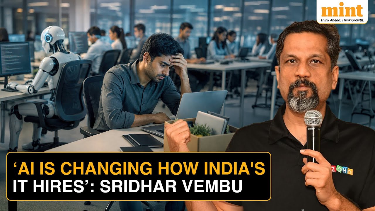 Zoho's Sridhar Vembu Warns AI Is Changing IT Hiring, Raises Alarm Over Jobs