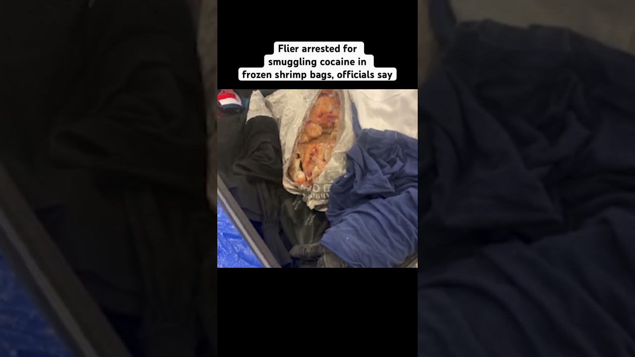 Man arrested for smuggling cocaine in shrimp bags, officials say