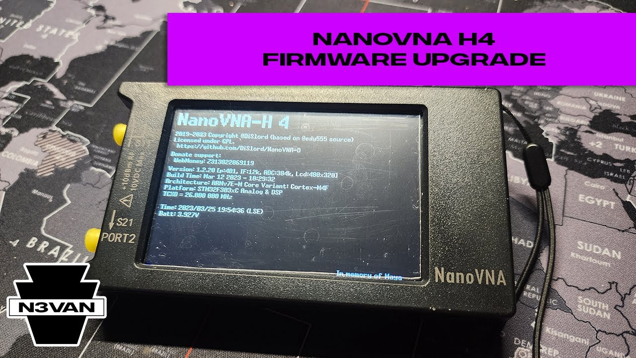 Обновление прошивки NanoVNA H4