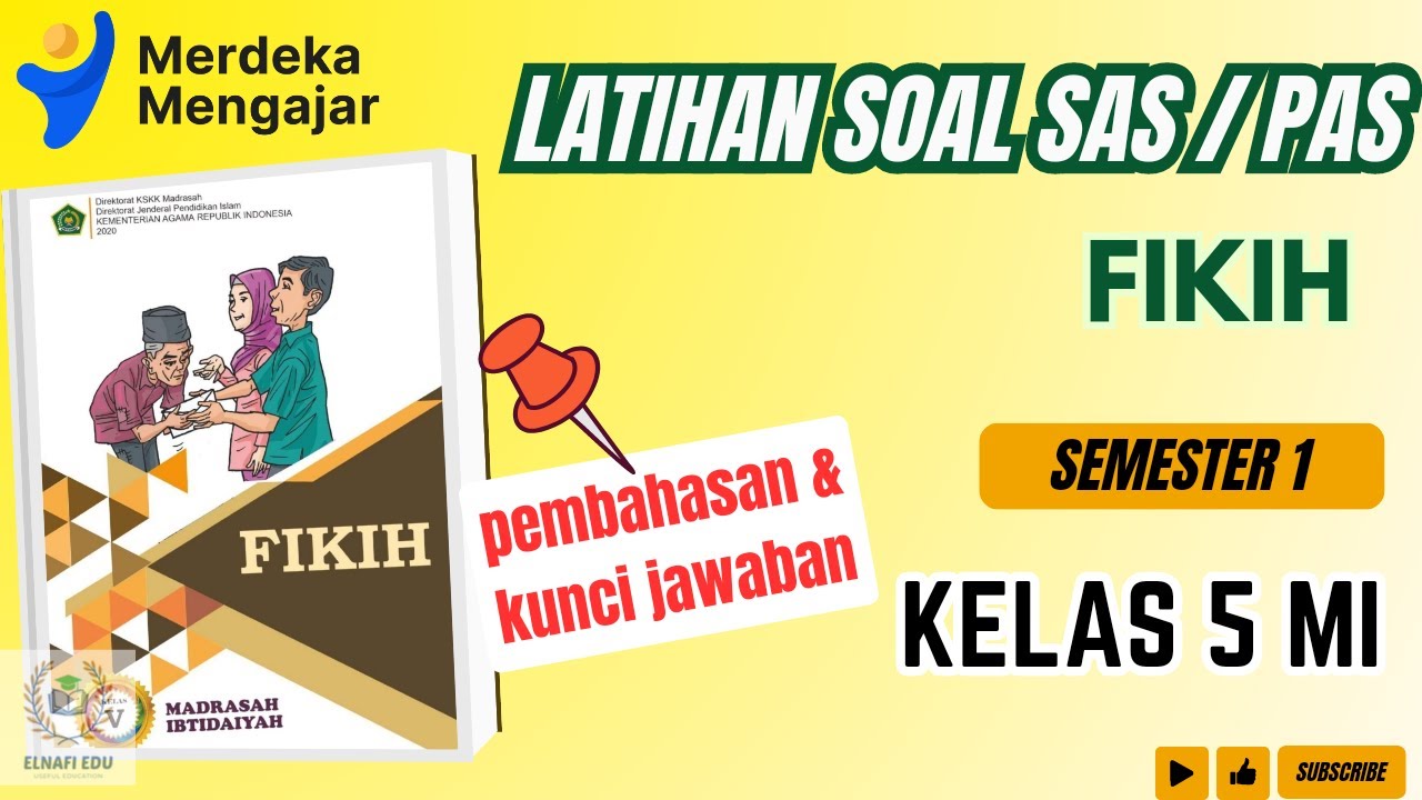 LATIHAN Soal SAS / PAS FIKIH kelas 5 MI Semester 1 |Pembahasan dan Kunci Jawaban