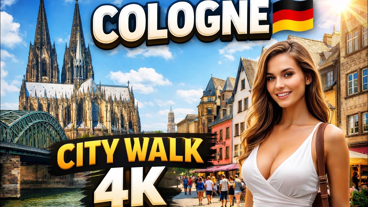 Cologne Germany Walking Tour 4K 🇩🇪 | Köln City Walk  March 2026 | Old Town & Cathedral