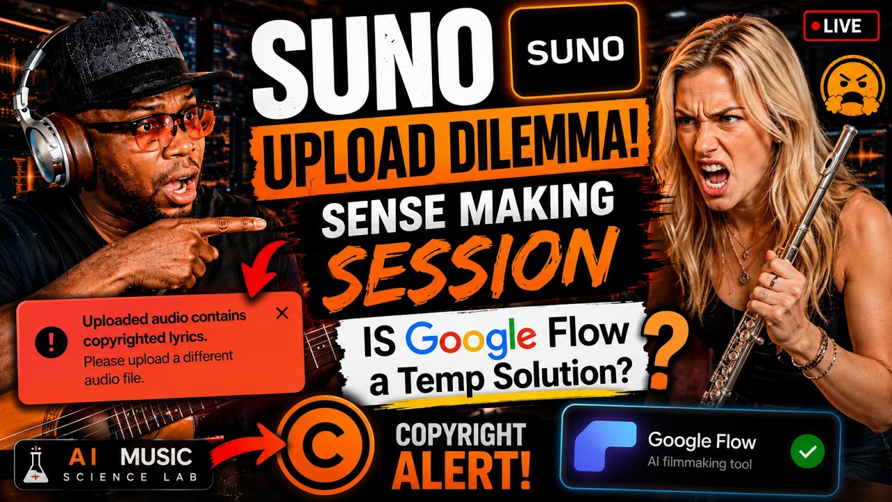🎸 LIVE: SUNO COPYRIGHT DILEMMA?! | AI Music Science Lab