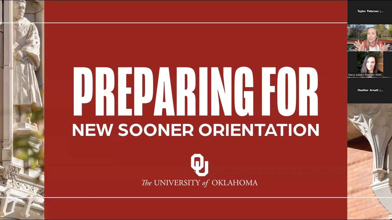 Preparing for your New Sooner Orientation