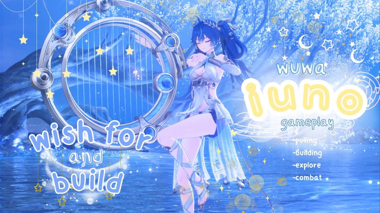 🌙iuno pulling & building💙| °•୨୧ cozy wuthering waves gameplay•୨୧•°|
