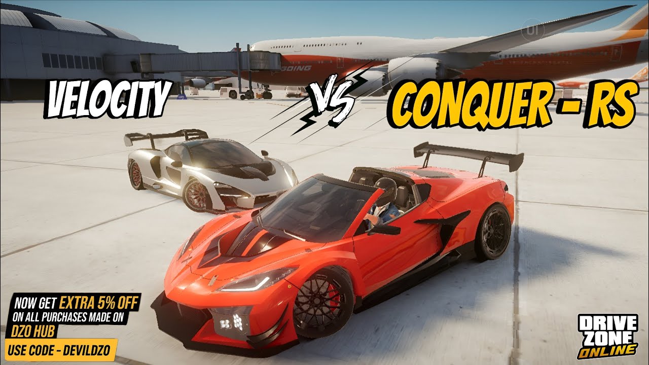 Drive Zone Online: New Beast | Velocity Vs Conquer - RS | Drag & Track Race !! @DriveZoneOnline 