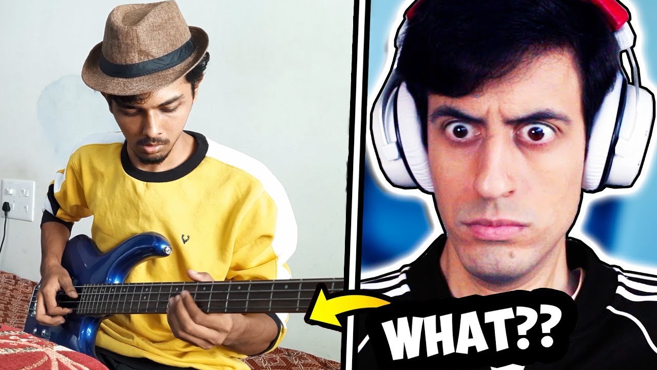 GUITARIST tries BASS for the first time @Davie504