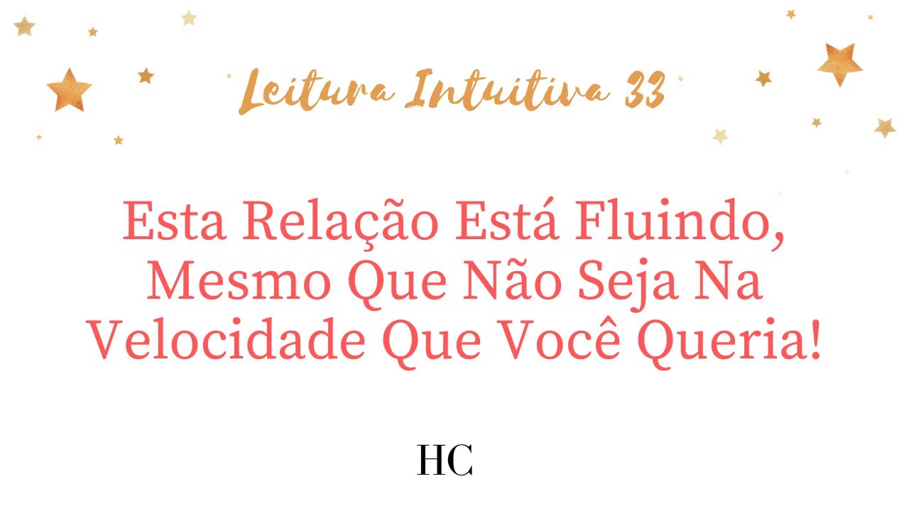 Esta Relação Está Fluindo, Mesmo Que Não Seja Na Velocidade Que Você Queria! - Leitura Intuitiva 33