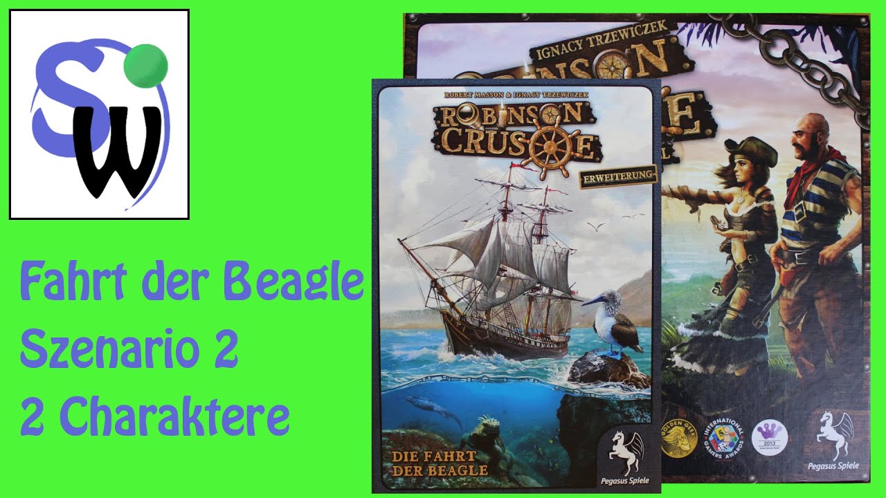 Robinson Crusoe - Fahrt der Beagle - Szenario 2 - 2 Charaktere
