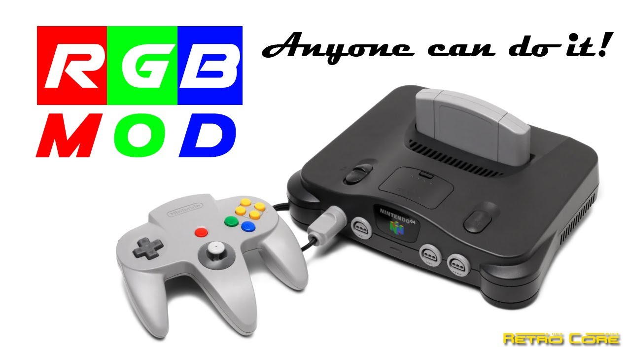 An RGB mod that ANYONE could do to improve their N64 video quality