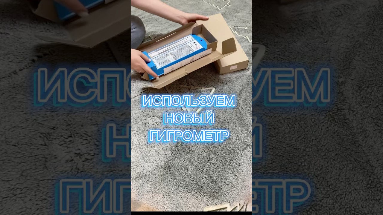 ИСПОЛЬЗУЕМ НОВЫЙ ГИГРОМЕТР 🤓🦎 #влажность гигрометр