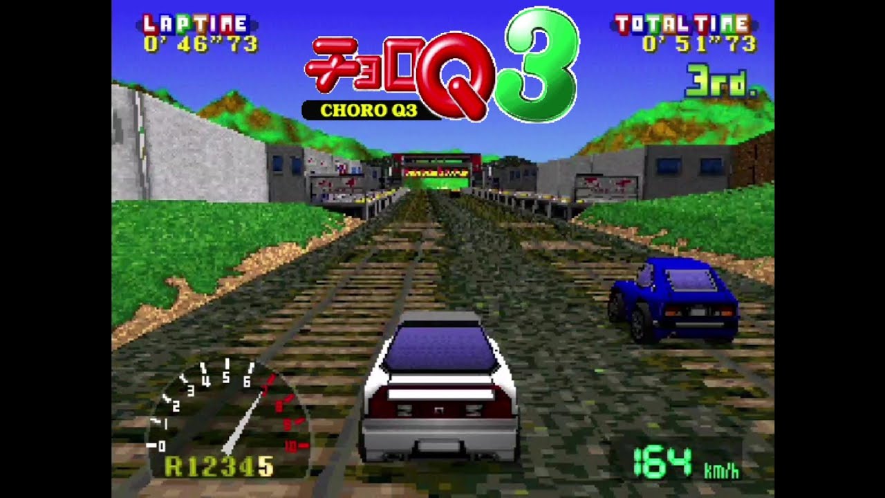 Choro Q3 - PS1 Gameplay