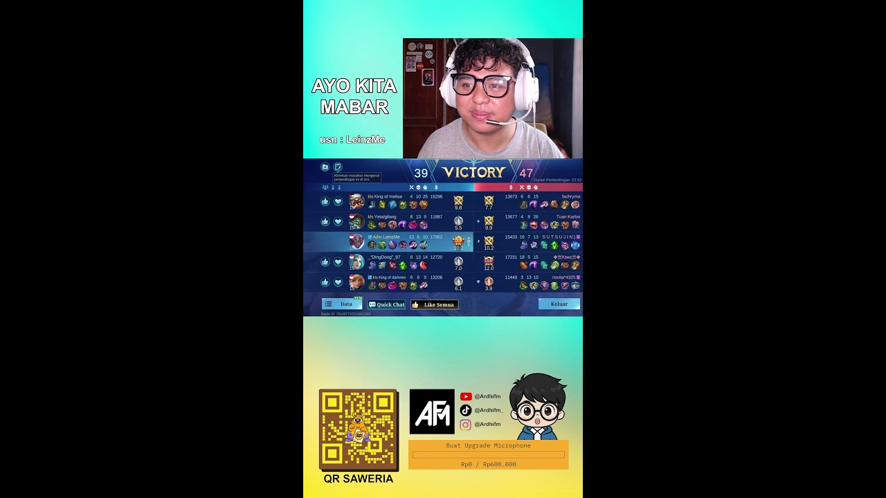 MABAR - MOBILE LEGEND YUK  / PUASA HARI 23 #RamadanwithYoutube