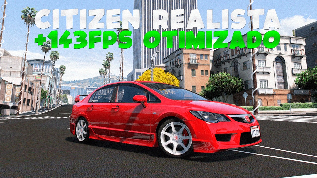 BEST CONFIGURATION FOR WEAK PC IN FIVEM! CITIZEN LINDA + RESHADE + REALISTIC GRAPHICS MOD! TUTORI...