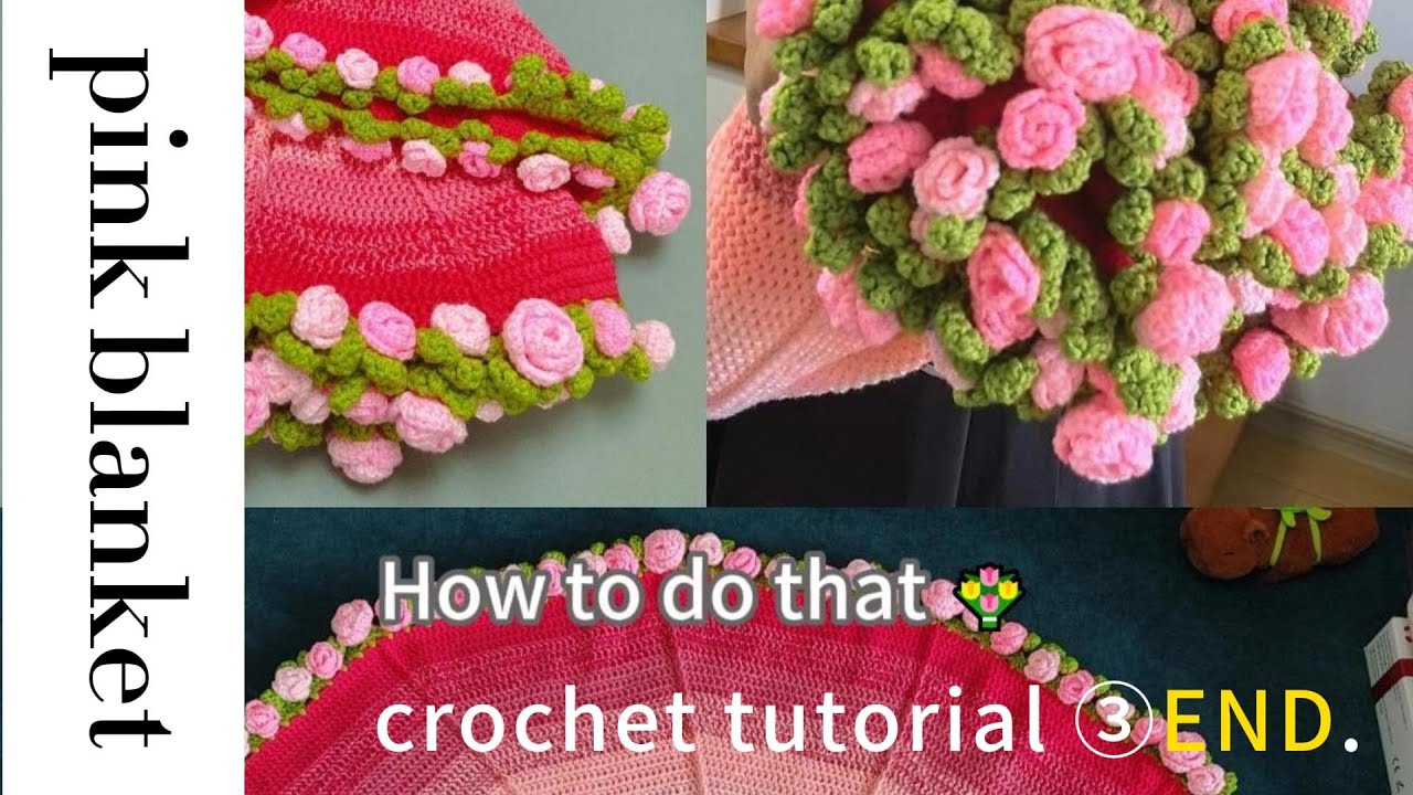 1 Hook, 20 Skeins,10M+ Views Later… My Pink Ombre Rose Blanket Tutorial is a Wrap! 🌹 (Step-by-Step)