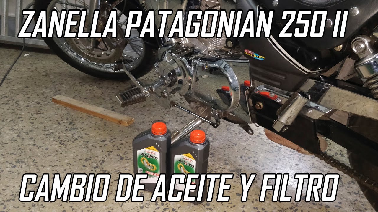 Tutorial cambio de aceite y filtro Zanella Patagonian Eagle 250 II