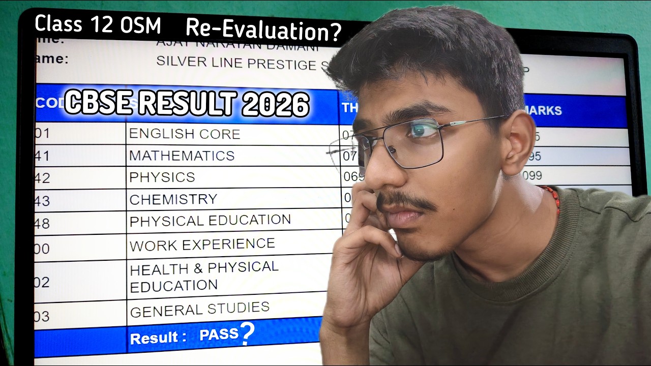 My CBSE Class 12 Result Reveal | Re-Evaluation Update