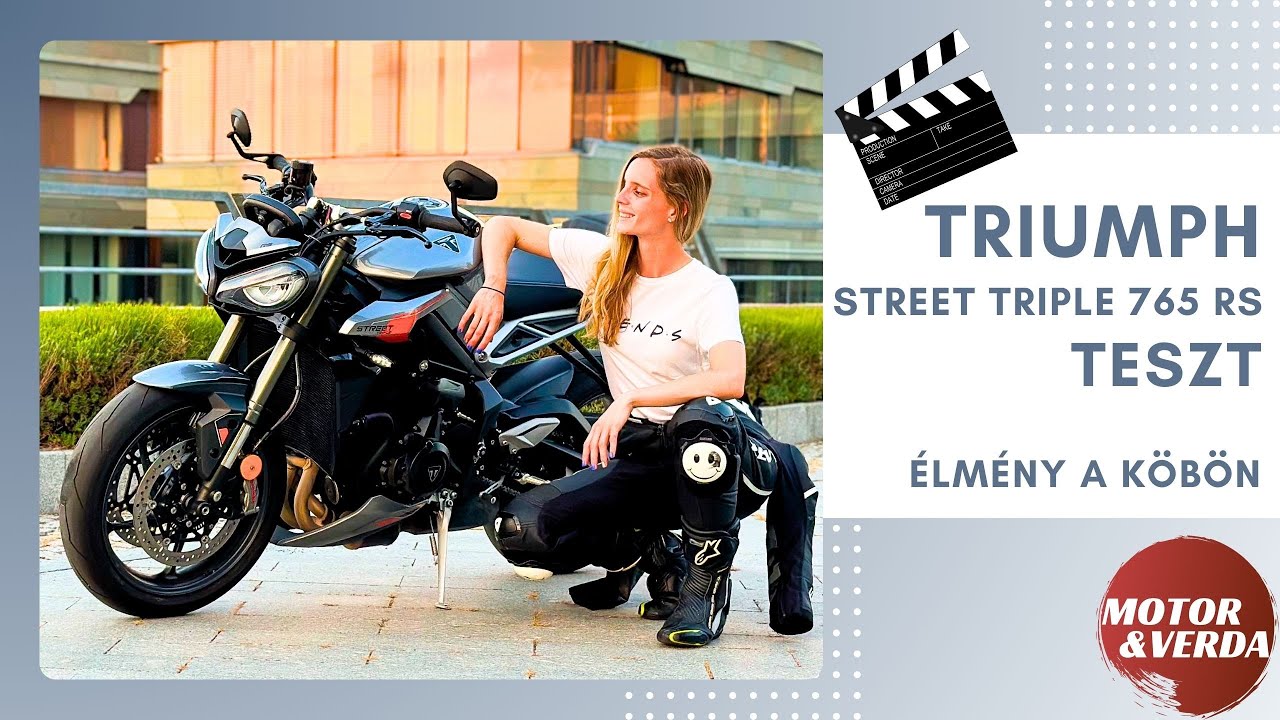 Triumph Street Triple 765 RS (2024) teszt - Élmény a köbön - Motor&Verda