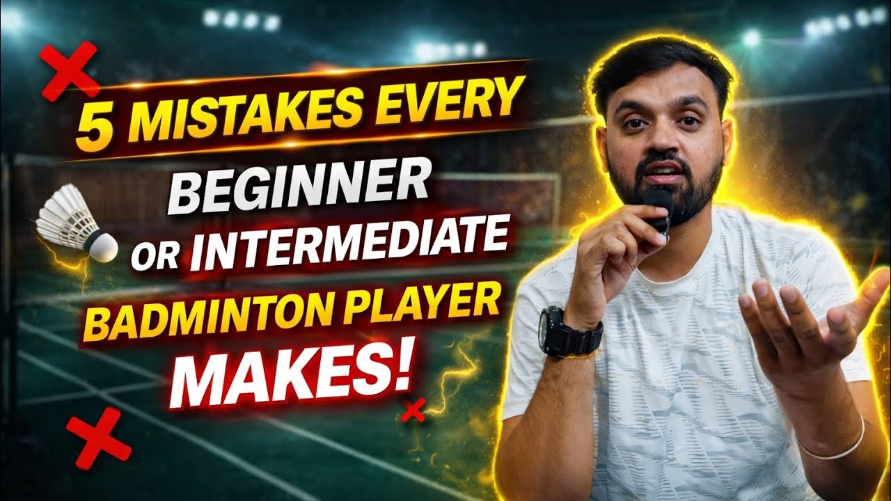 5 Mistakes Every Badminton Player Makes 🤔.|| Beginner Must Watch This 🫵🫵.||