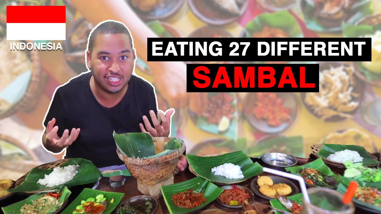 Trying TOP 10 INDONESIAN SAMBAL from WAROENG SS - First time Trying PETE 🤢