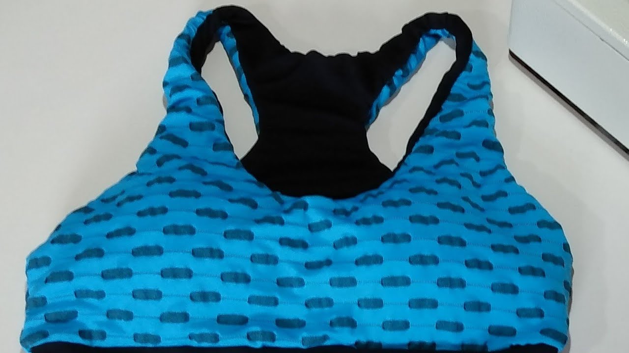 top fitness nadador feito na máquina overloque com moldes grátis